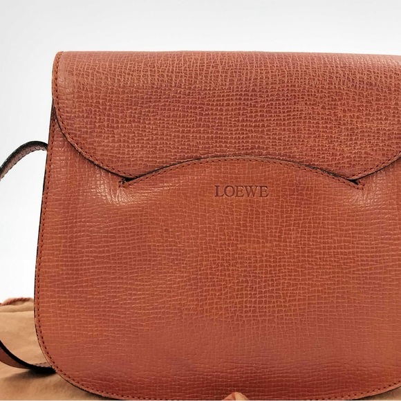 Loewe Handbags - Loewe Tan Leather Crossbody Bag